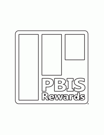 pbis rewards logo coloring page