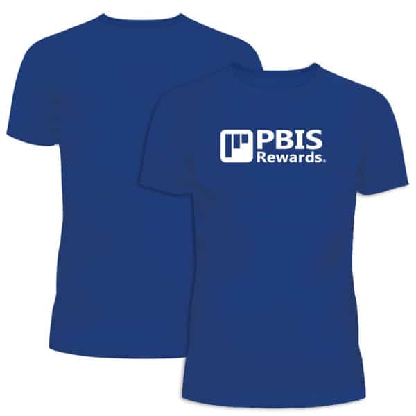 blue pbis rewards t-shirt